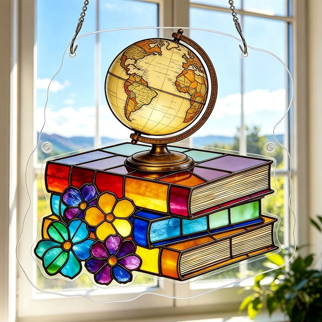 Acrylic Puzzle Colorful Window Decor