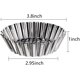 thumbnail image 2 of 30 moldes para tartas de huevo para hornear, mini sartenes de acero inoxidable de 3,8 pulgadas para tartas, tartas, tartas, cupcakes, moldes para magdalenas, 2 of 5