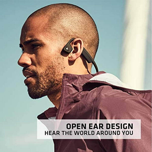 Écouteurs Bluetooth à conduction osseuse Open-Ear noirs