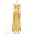 thumbnail image 3 of TSSOE Women Metallic Cross Praise Dance Dress Worship Dancewear Ruffle Overlay Maxi Dress Yellow 3XL, 3 of 7