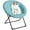 Green, variant on Twister.CK Folding Saucer Chair with Upholstery, Lounge Cozy Chair Moon Chair with Metal Frame, for Dorm Bedroom Living Room, Green