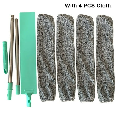 

Bedside Dust Brush Long Handle Mop Reusable Microfiber Duster Cleaning Brush Free Household Supplies Household Cleaning Tools