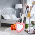 thumbnail image 2 of Miangastore Heart Shape Mirror Tabletop Makeup Mirror Creative Standing Wall-mounted Mirror, 2 of 8