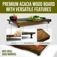 thumbnail image 7 of Cucina Green 30 inches Noodle Board, Butcher Block for Chopping Meat and Vegetables Adjustable Legs, 7 of 7