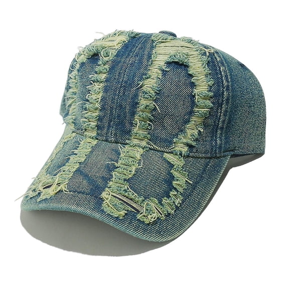 SAWOBUUN Vintage Distressed Ripped Baseball Cap Washed Trendy Cotton Unstructured Dad Hat Adjustable for Men Women