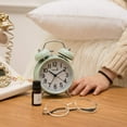thumbnail image 5 of Reloj despertador dual JAMW de 4 pulgadas retroiluminación verde, 5 of 5