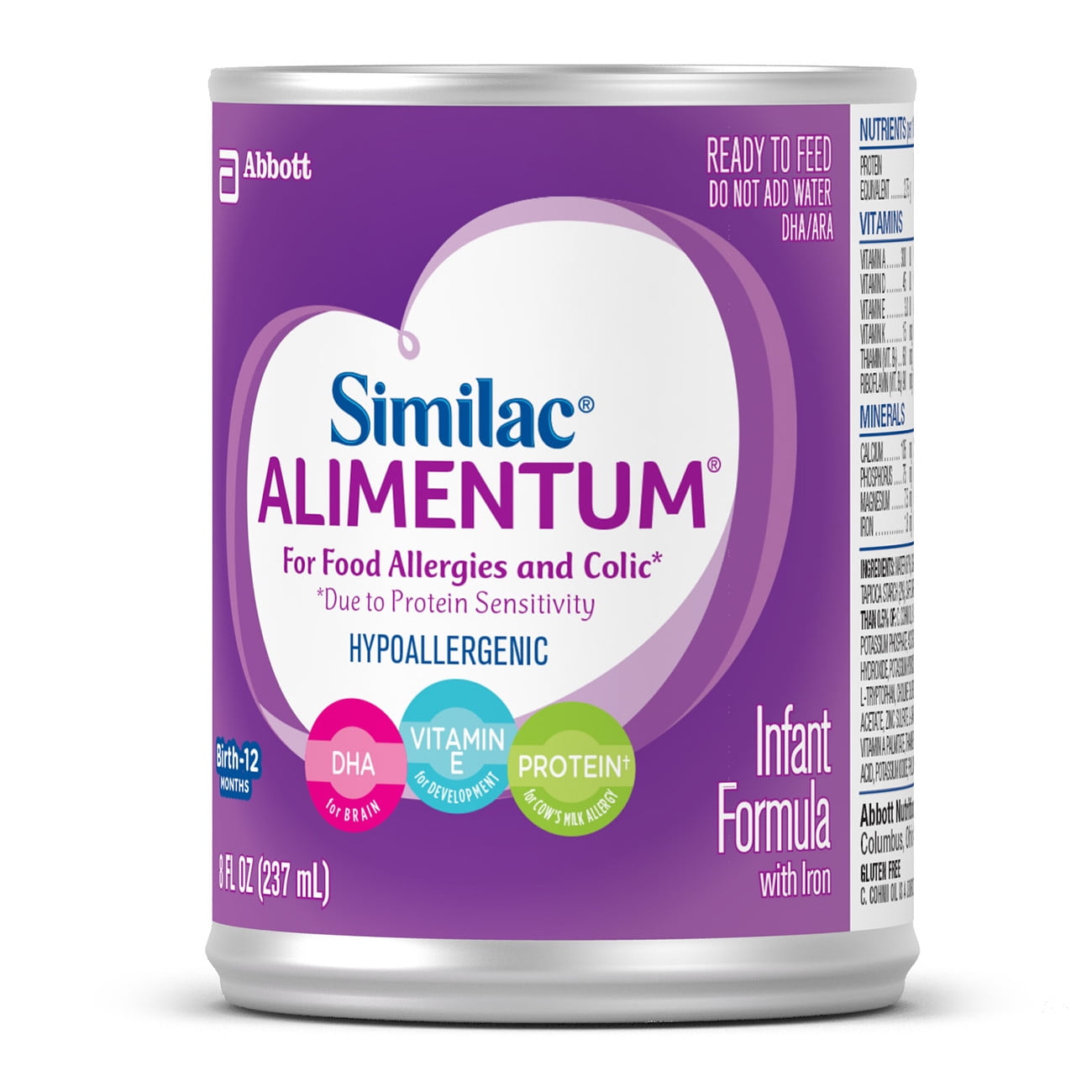 similac alimentum ready to feed 8 oz can