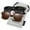 Black Frame Gray Lens + Tortoise Gold Frame Brown Lens, variant on Polarized Sunglasses for Men Women Classic Retro Black Shades for Driving Fishing UV Protection -2 Pack