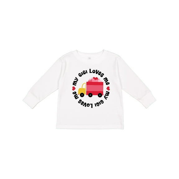 Inktastic My Gigi Loves Me Boys or Girls Long Sleeve Toddler T-Shirt