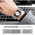 thumbnail image 5 of Metal Magnetic Bands Compatible for Apple Watch Band 40mm with Case,Silver, 5 of 5
