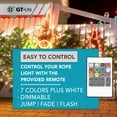 thumbnail image 3 of GT-Lite Color Changing LED 16ft Linkable Rope, 3 of 12
