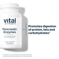 thumbnail image 3 of Vital Nutrients Pancreatic Enzymes 1000mg (Full Strength) | Pancreatin Digestion Supplement with Protease, Amylase & Lipase | Digestive Enzymes | Gluten, Dairy, and Soy Free | 90 Capsules, 3 of 5