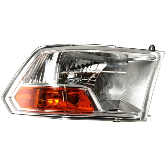 Replacement REPD100107 Headlight Compatible With 2011-2012 Ram 1500 2010 Dodge 2500 Right Passenger Halogen With bulb(s)