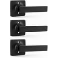 thumbnail image 1 of Matte Door Handles Passage Door Handles Interior Door Handles NonLocking Lever Set [for Hallway or Closet Doors] Reversible for Right/Left Sided Doors, 1 of 8