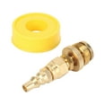 thumbnail image 3 of 2X Adaptateur Régulateur de Propane 1LB, Cylindre Jetable 1 Po -20 Mâle à Éclat Mâle 3/8 Po & Raccord Rapide 1/4 Po, 3 of 5