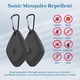 thumbnail image 2 of Repelente de mosquitos ultrasónico - Repelente de plagas electrónico portátil ultrasónico para exteriores, llavero recargable USB Repelente de mosquitos Repelente de mosquitos con gancho, para viajes TUNC Sencillez, 2 of 5