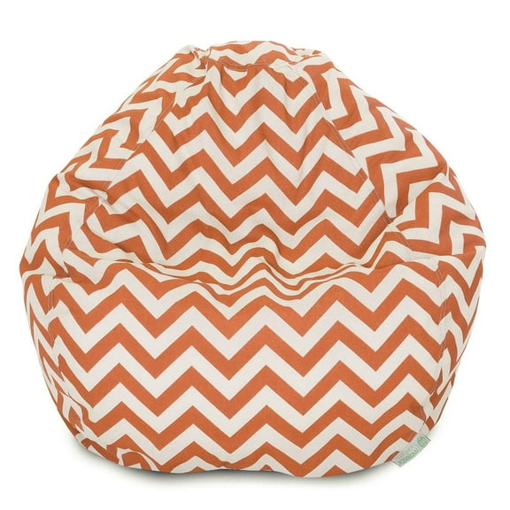 Majestic Home Goods Chevron Large Classic Bean Bag Chair, Multiple Colors