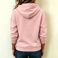 thumbnail image 4 of Sewkxo Womens Zip Up Hoodies Long Sleeve Fall Oversized Sweatshirts Y2K Jacket with Pockets 2026 Fashion Clothes,Pink M, 4 of 7