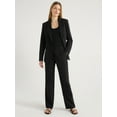 thumbnail image 5 of Scoop Women's & Women's Plus Crepe One Button Suit Blazer, Sizes XS-4X, 5 of 5