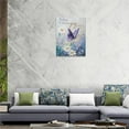 Butterfly Bathroom Wall Decor Country Flowers Bathroom Wall Art Rustic