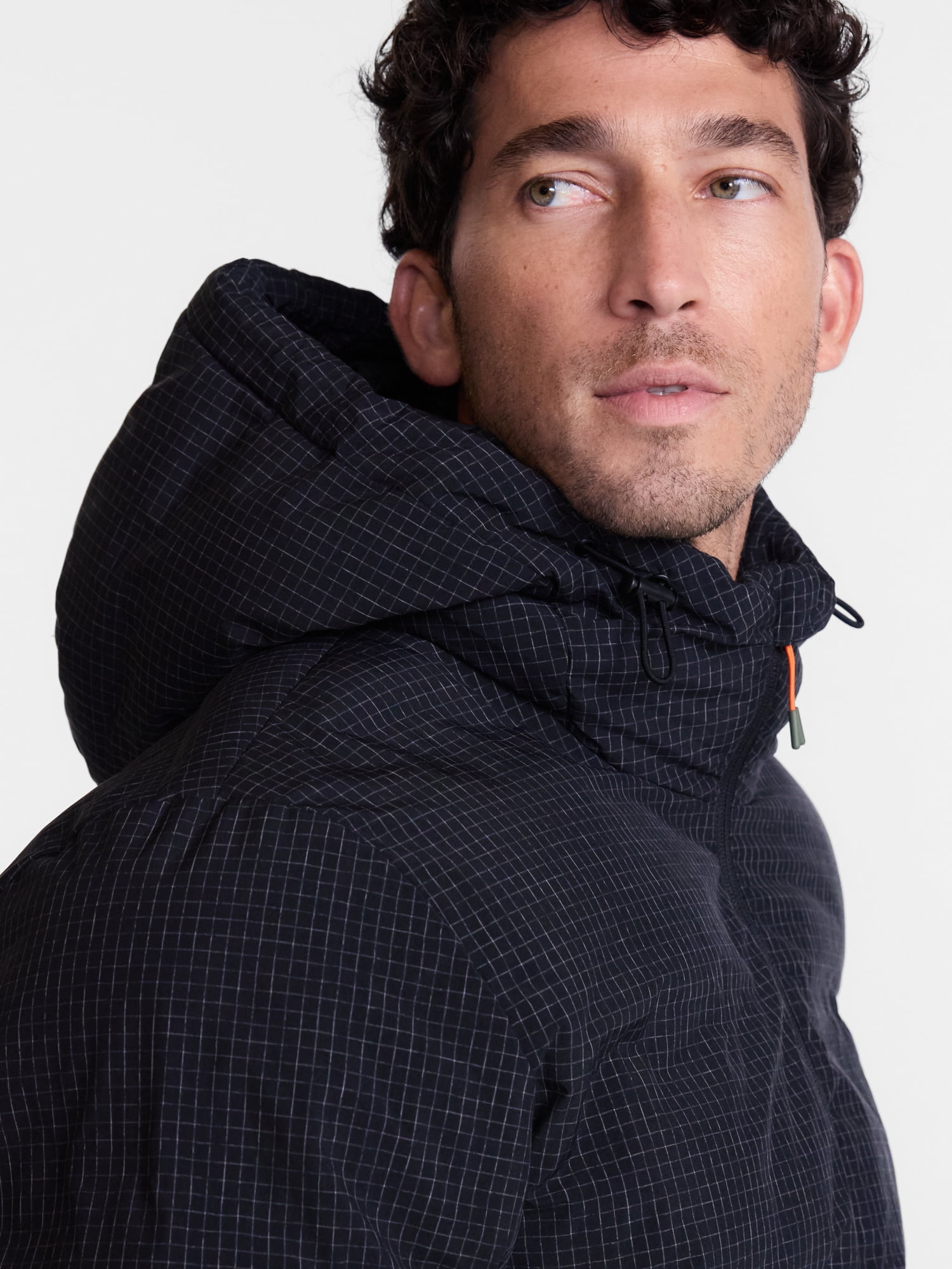 Ozark Trail Men's and Big Men's Ripstop Puffer Jacket, Sizes S-3XL