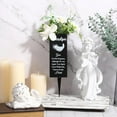 thumbnail image 3 of Geosar Father's Day Dad Cemetery Vases for Grave Metal Cemetery Grave Flower Vase Memorial Flower Holder with Spike Dad Floral Graveyard Decorations for Burial Ground Lawn Yard Funeral, 3 of 10