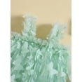 thumbnail image 5 of Diconna Toddler Baby Girls Butterfly Bodysuit Dress Layered Tulle Romper Dress Skirt Princess Birthday Cake Dress, 5 of 8