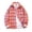 Red, variant on Men Woolen Jacket, Lapel, Long Sleeve, Plaid Pattern, Single-Breasted Coat, Chest Pocket, Loose Fit, Jacket, Coat