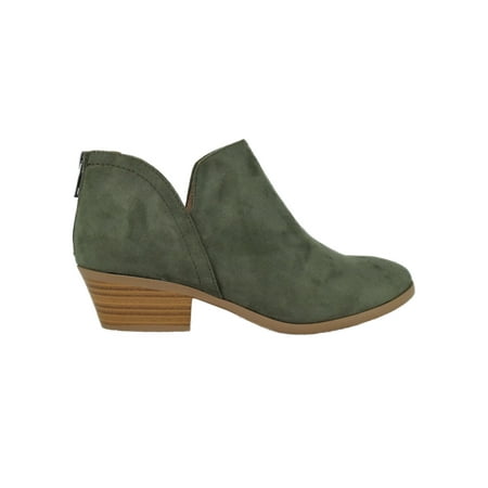 olive green short boots