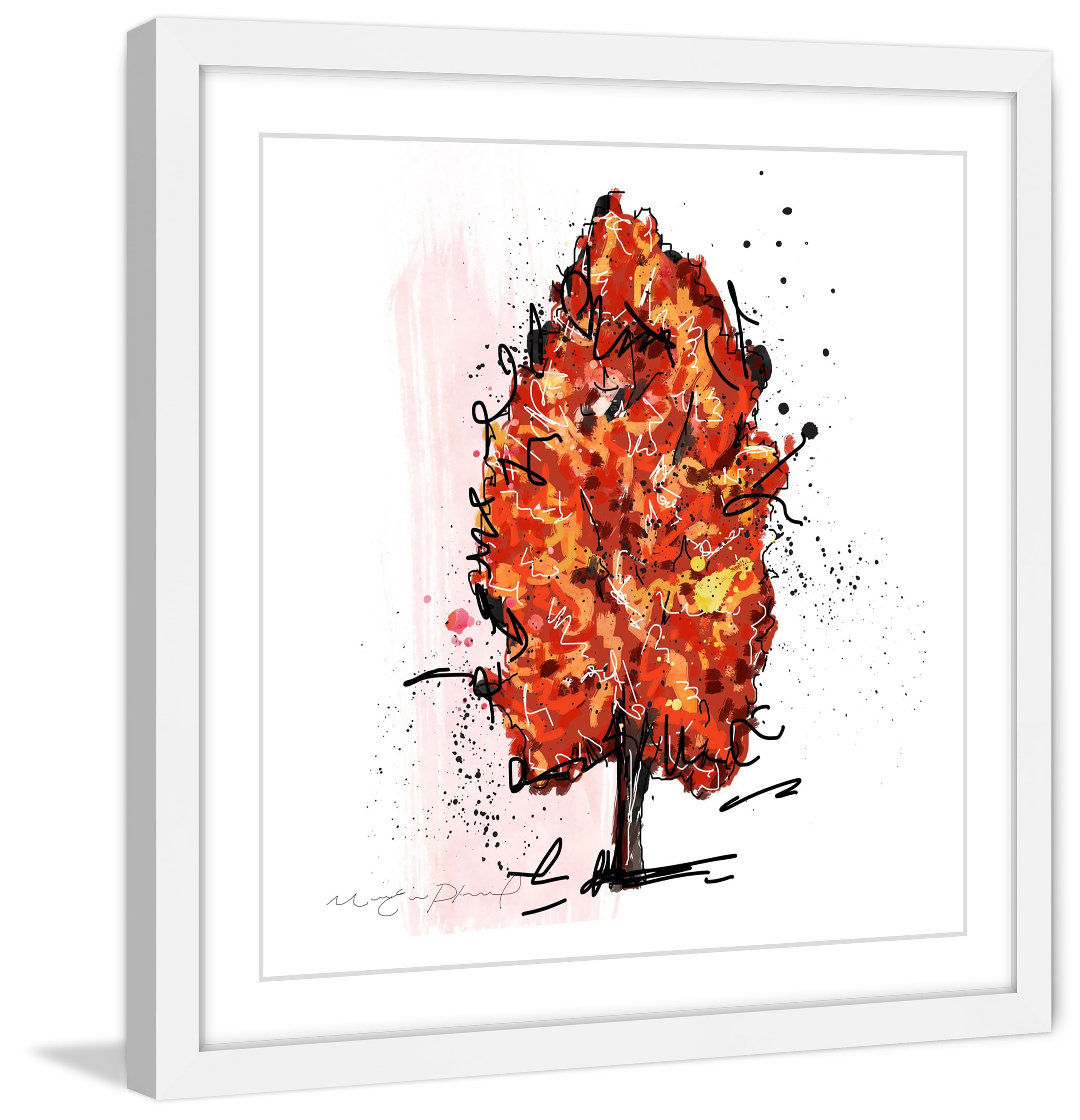 "Erable" Framed Painting Print