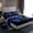 Black Blue, variant on jejeloiu Kids Gamepad Twin Sheet Set,Console Games Red Purple Ombre,Microfiber Decor For Boys,3-Piece
