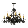 thumbnail image 6 of Meyda Tiffany 144383 Oak Leaf And Acorn 9 Light 32" Wide Taper Candle Style Chandelier -, 6 of 6