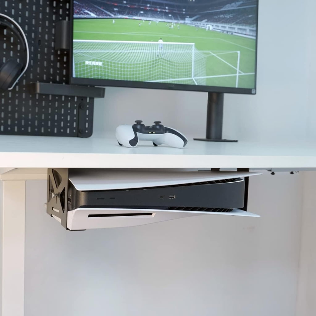 Upgrades Metal Storage Bracket Home Gaming Systems Desk Accessory Gaming Consoles Holder Metal Desk Organizers for