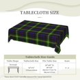 thumbnail image 6 of Rectangle Table Cloth, Scottish Clan Watson Modern Tartan Plaid Resistant Washable Tablecloth Decorative Table Cover for Dining, Indoor and Outdoor, 6 of 6