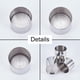 thumbnail image 5 of Juego de 3 medidores de coctelería de acero inoxidable de 25/35/60 ml. Medidas precisas para recetas de cócteles. Incluye coctelera y vaso medidor. Color: acero inoxidable., 5 of 6