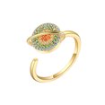 thumbnail image 1 of Guardurnaity Anillo giratorio de descompresión para mujer, multifuncional Vintage, anillos antiestrés, joyería portátil para dedo Ropa, zapatos y accesorios Miscelánea Oro, 1 of 6