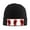 Black, variant on Red Splatter Pattern Beanie Hat Knit Hat Skull Cap for Men Women Winter Hat Red