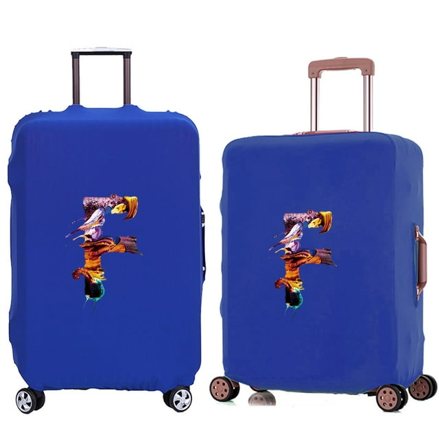 Suitcase Protective Cover Trolley Travel Suitcase Elastic Dustroof Cover Apply To 18-28 Inch Luggage Paint Series Pattern 8paintF M