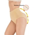 thumbnail image 2 of Women's Seamless Padded Shapewear Brief Butt Lifter Hip Enhancer Tummy Control Briefs Panties Underwear Body Shaper, 2 of 8