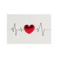 thumbnail image 2 of 3.9" x 5.9" Valentines Day Cards with Love Heart, Blank Note Cards, Anniversary Love Cards for Her or Him, Thank You Greeting Birthday Cards, A, 2 of 5