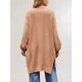 thumbnail image 5 of Women's Long Cardigan Sweaters Open Front Oversized Duster for Women Pink L, 5 of 10