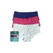 Holiday 3 Pack Signature Lace Boyshort
