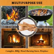 Pure Garden 10lb Box of Fatwood Pine Wood Fire Sticks for Starting Fires