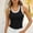 *Black, variant on ClodeEU Women's Ribbed Knit Color Block Tank Top,Sleeveless Crew Neck Slim Fit Top Black,Women's Plus L