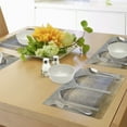 thumbnail image 4 of Ambesonne Pillar Place Mats Set of 4, Antique Interior, Standard Size, Coconut Sand Brown, 4 of 6