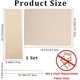 thumbnail image 2 of Funda de repuesto para silla de director de cine, de lona beige, de 19 a 20 x 7 a 15 pulgadas, con asiento y respaldo, incluye dos varillas de madera, fácil de limpiar y plegable., 2 of 9