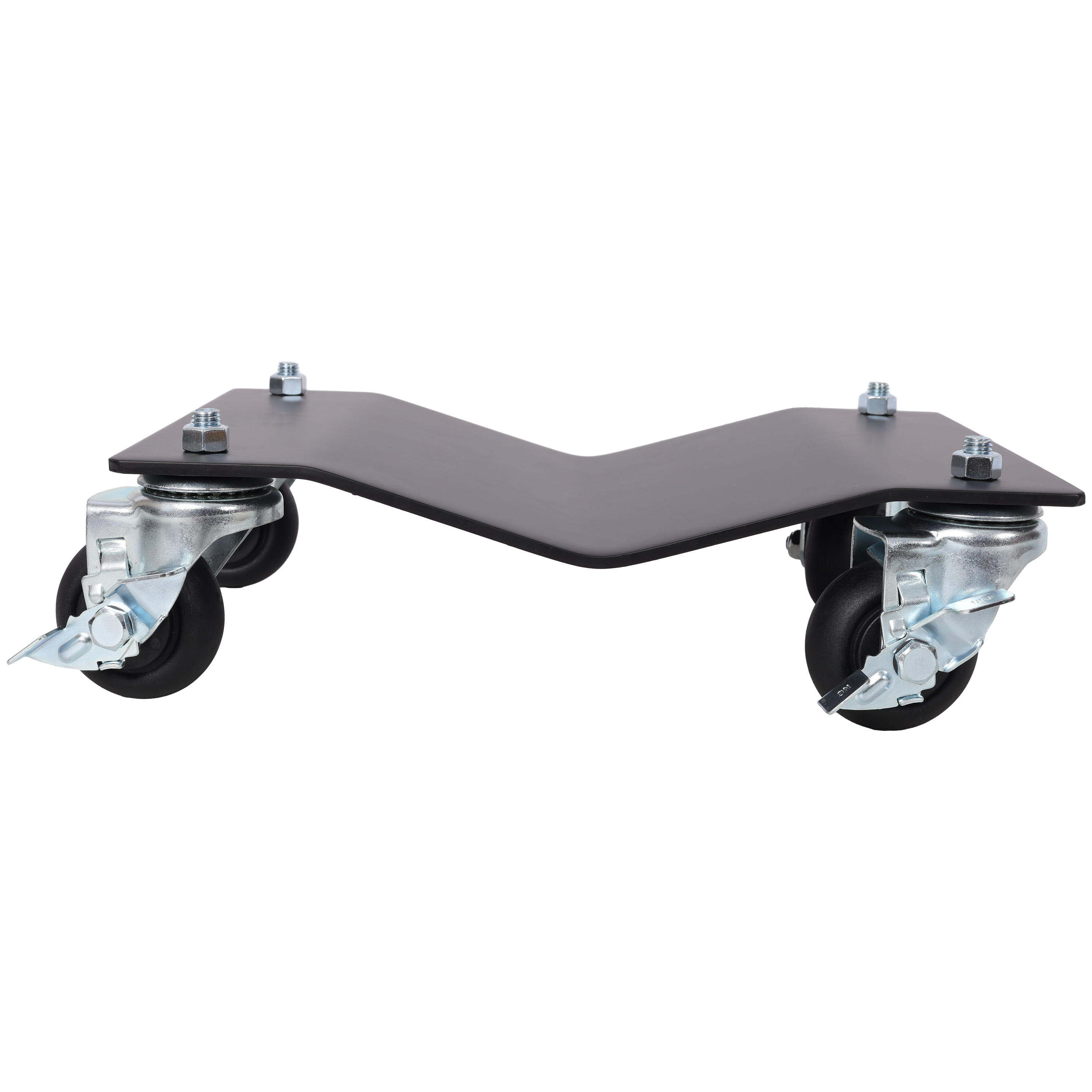 Professional Steel Vehicle Dollies,Heavy Duty Wheel Dolly,Car Dolly,Steel Tire Skates with Brakes