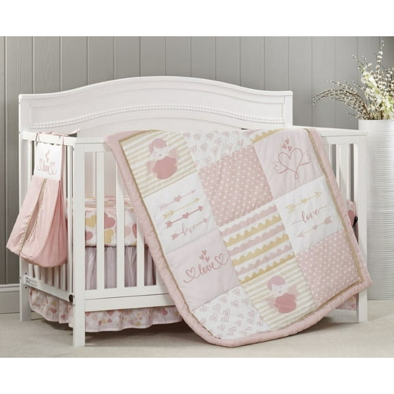 Oxford Baby Baby Love (4 Pc Crib Nursery Bedding Set)
