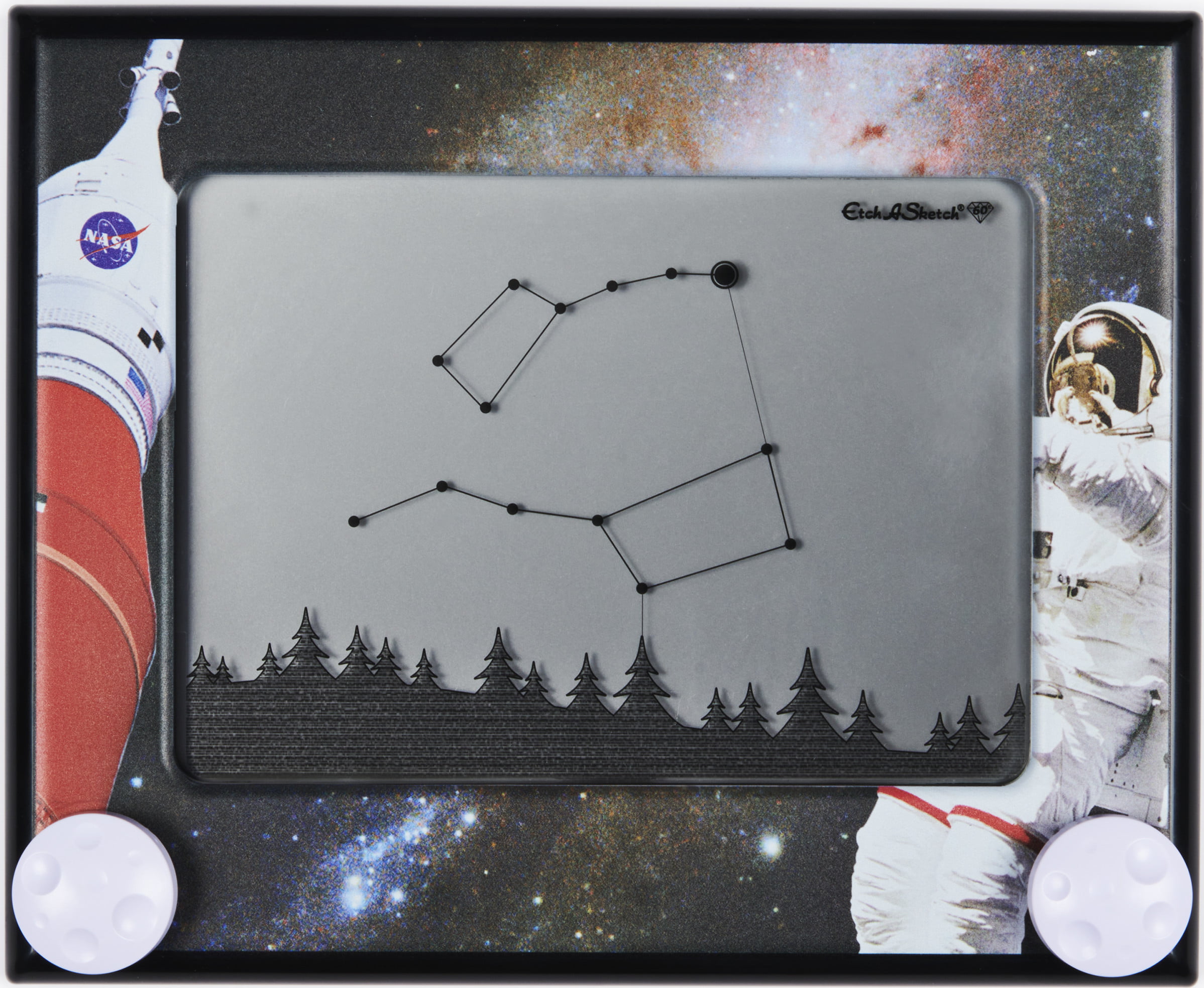 Etch A Sketch Classic NASA Inspired Limited-Edition Drawing Toy with Magic Screen for Ages 3 and Up 