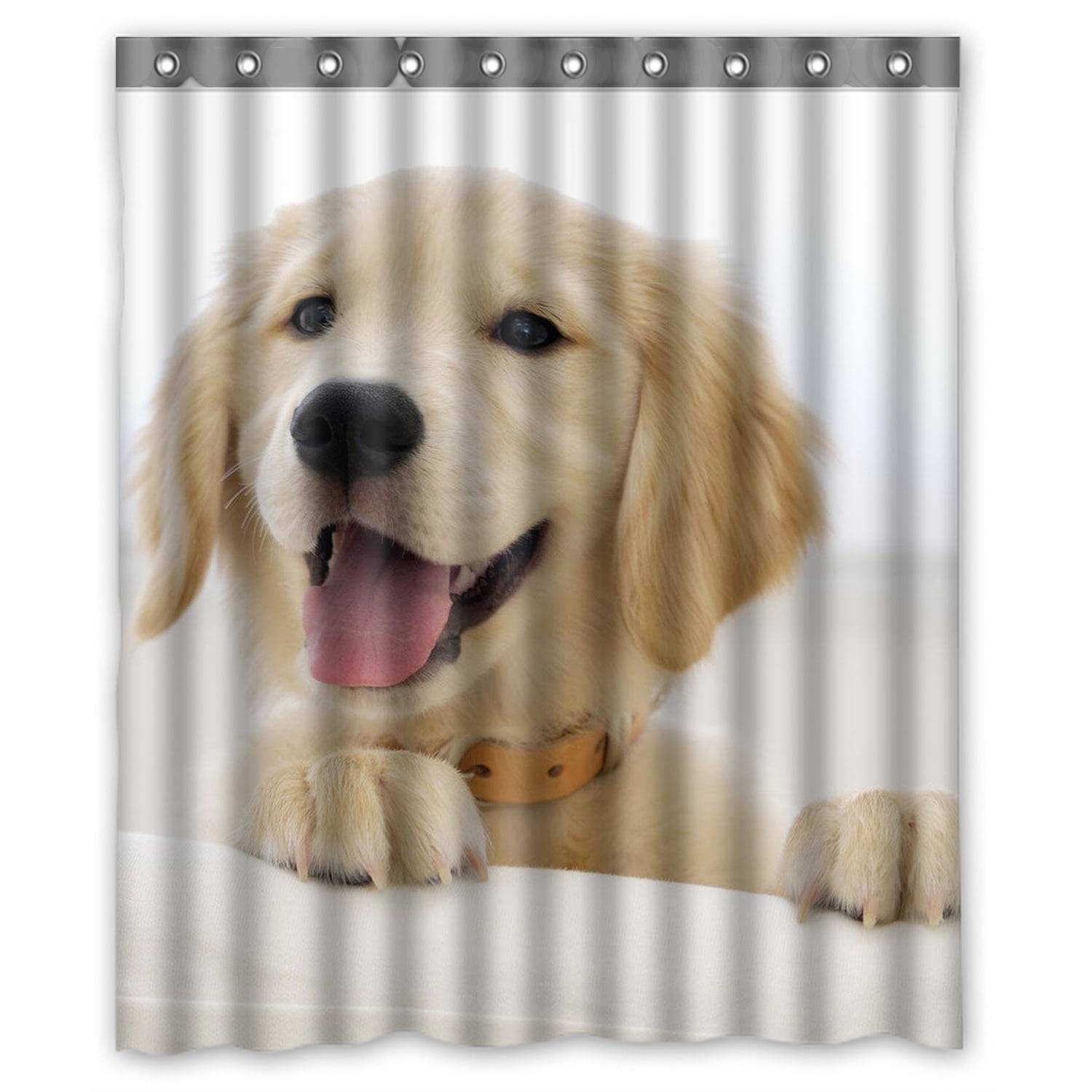 ZKGK Labrador Retriever Waterproof Shower Curtain Bathroom Decor Sets